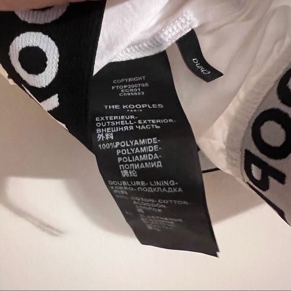 The Kooples Sport White Lace Top, 1 - Picture 5 of 5